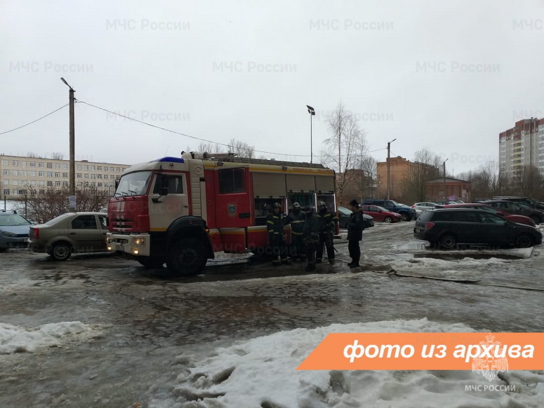 Пожарно-спасательное подразделение Ленинградской области ликвидировало пожар в Приозерском районе
